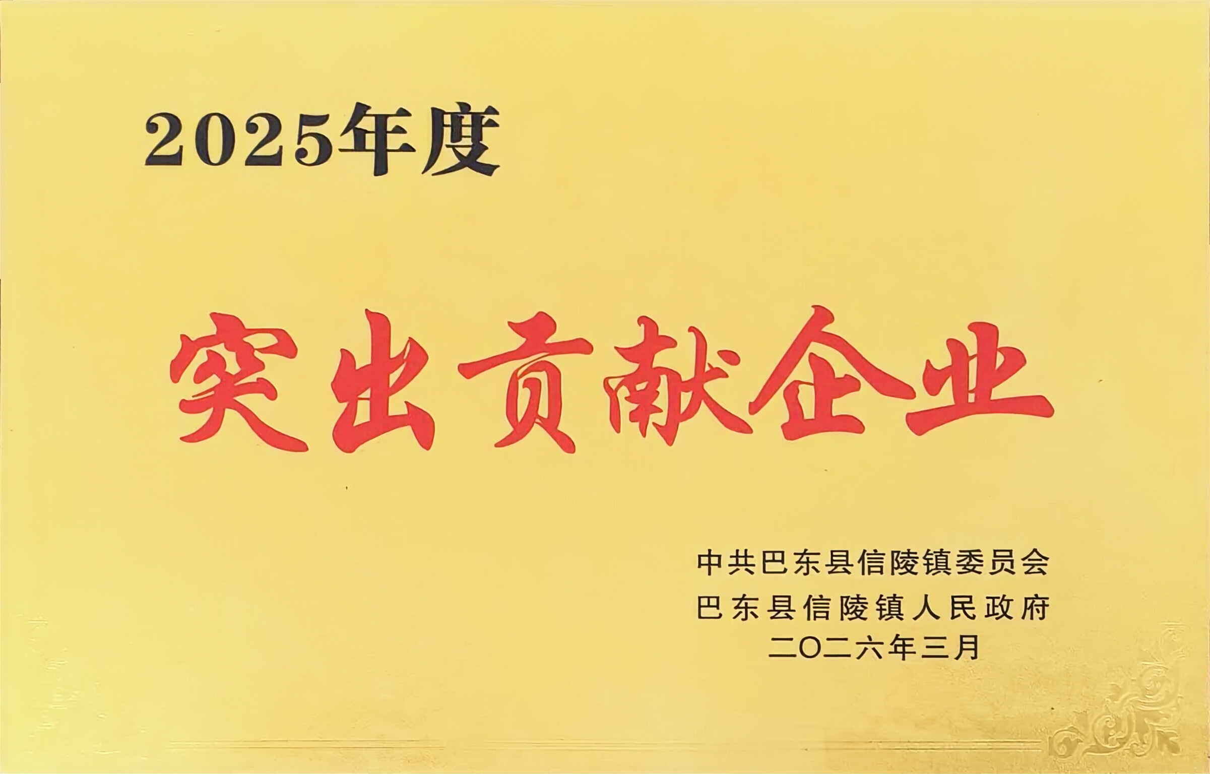 2025 年度突出贡献企业
